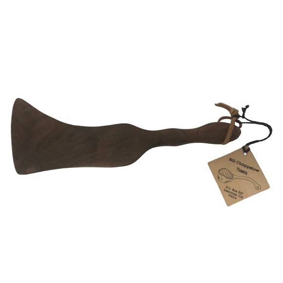 Bill Chappelow Treen Stir Fryer Black Walnut Wood Handmade Modernist New w/Tags - Picture 1 of 8